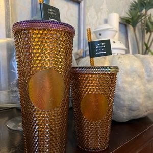 Starbucks 50th anniversary honeycomb studded set